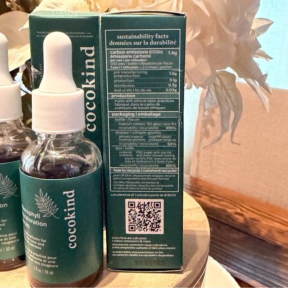 Cocokind Chlorophyll Discoloration Serum 1 Fl oz NEW LOT OF 2 - Picture 8 of 8
